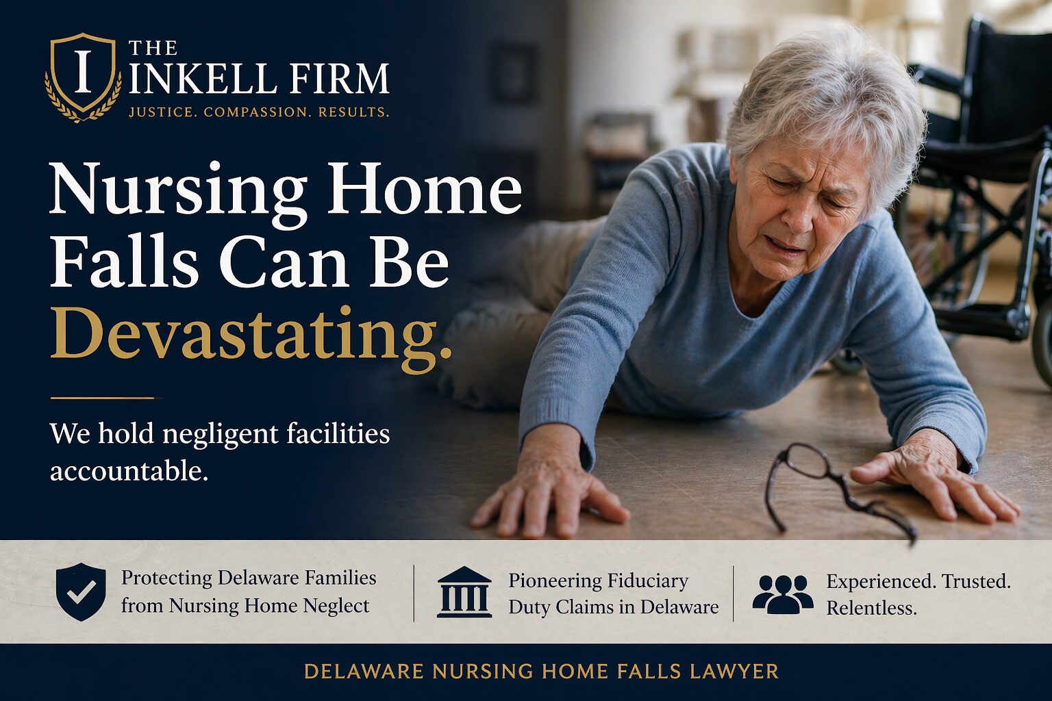 Delaware nursing home falls lawyer helping families after serious fall injuries